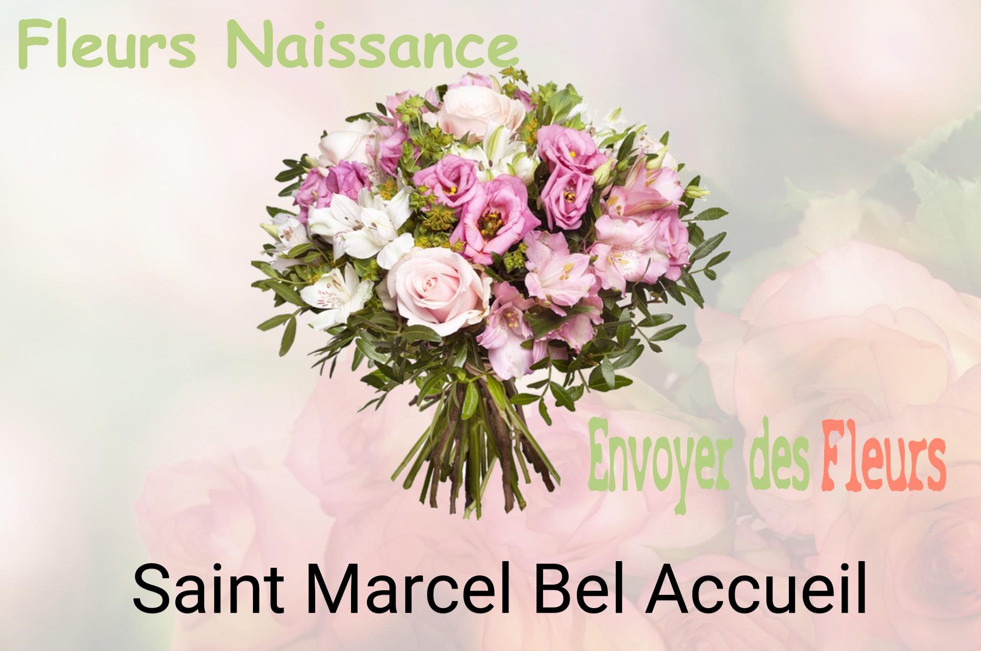 Bouquet de fleurs de naissance livré à Saint-Marcel-Bel-Accueil