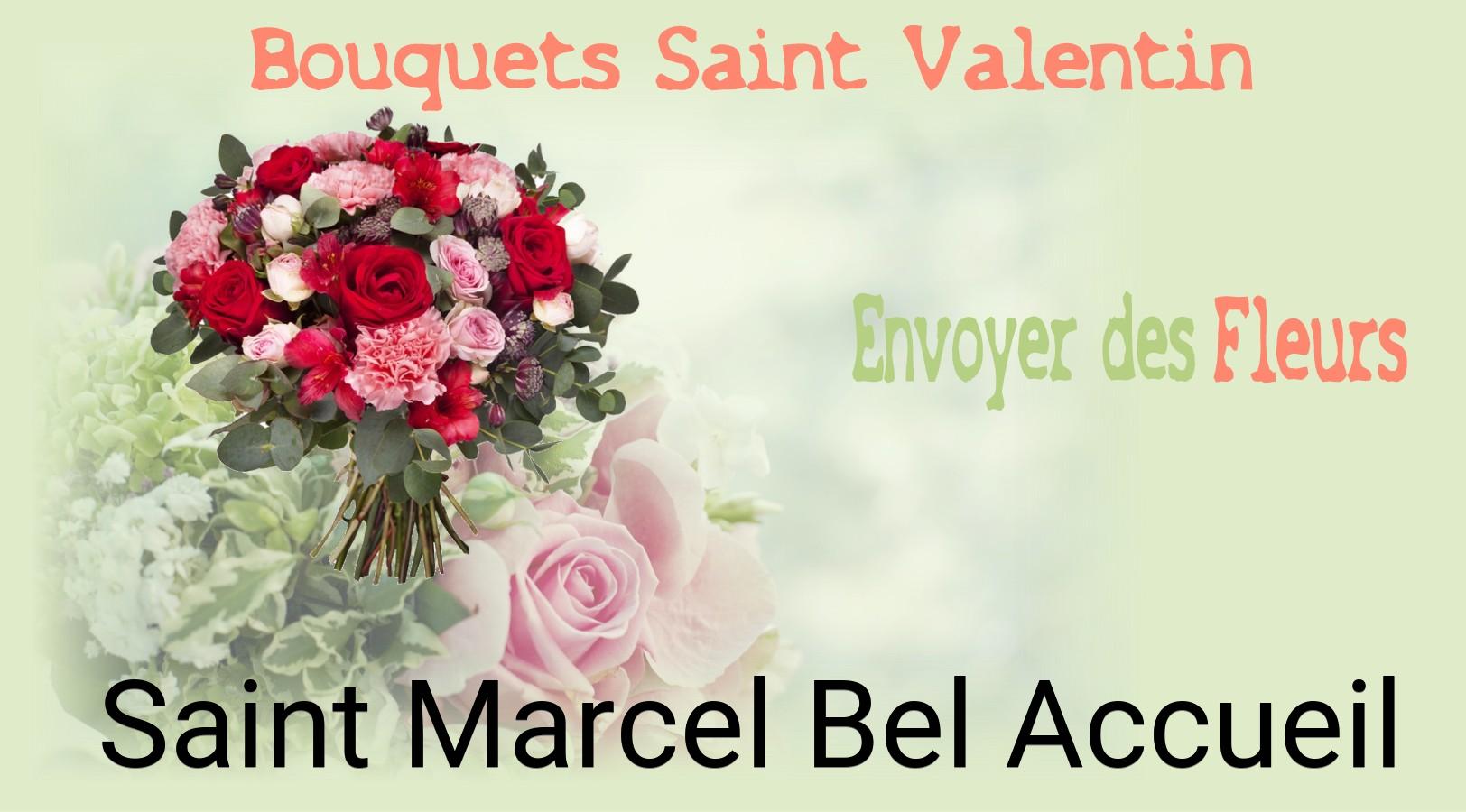 Roses de Saint-Valentin livrées à Saint-Marcel-Bel-Accueil